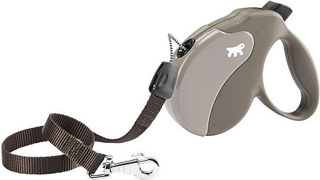 Поводок-рулетка Ferplast Amigo M 75720021 (серый)