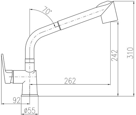 Смеситель Slezak RAV Колорадо CO111.5CMAT