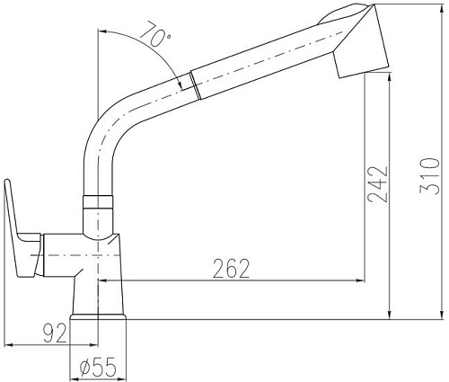 Смеситель Slezak RAV Колорадо CO111.5CMAT