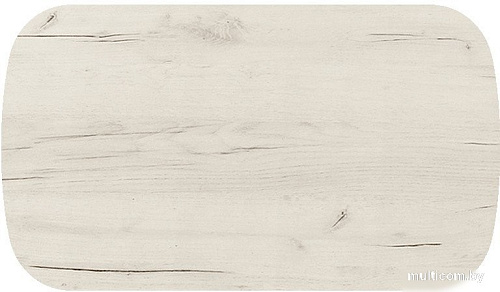 Столешница Millwood Закругленная 105x60x1.8 (дуб белый Craft)