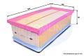 Воздушный фильтр Comline CTY12183
