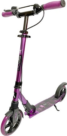 Самокат Y-Scoo Rt 205 Gun (неон хром/фуксия)