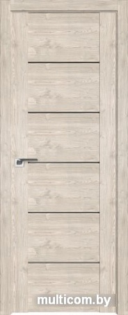 Межкомнатная дверь ProfilDoors 99XN 60x200 (каштан светлый/стекло графит)