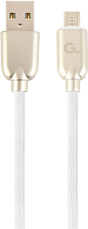 Кабель Cablexpert CC-USB2R-AMmBM-1M-W USB Type-A - microUSB (1 м, белый)