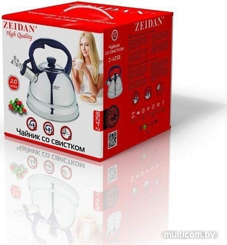 Чайник со свистком ZEIDAN Z-4258