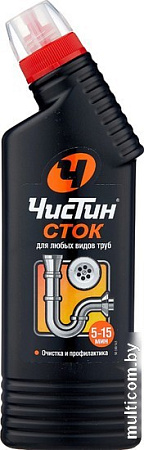 Средство для труб ЧисТин Для труб канализационных 500 г
