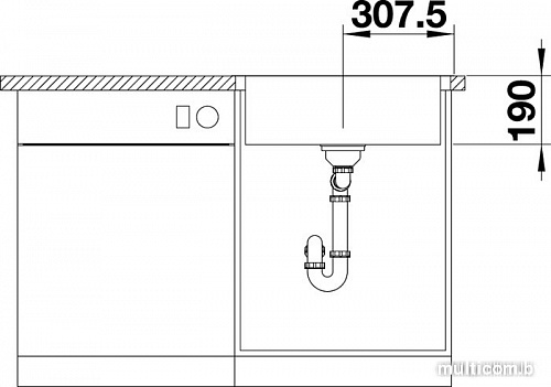 Кухонная мойка Blanco Lemis 6-IF 525108
