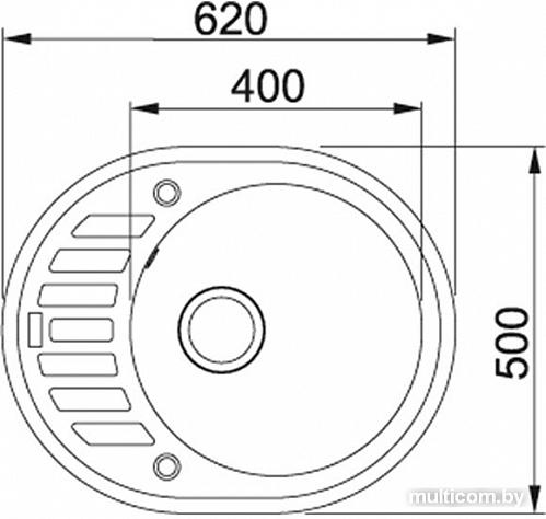 Кухонная мойка Franke ROG 611C (графит)