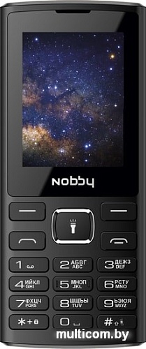 Мобильный телефон Nobby 210 (черный/серый)
