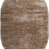 Ковер для жилой комнаты Radjab Carpet Паффи шагги овал P001A 6358RK 0.8x1.5 (vizon)