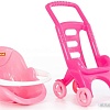 Коляска для кукол Полесье Pink Line 2х1 44525