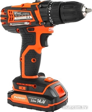 Дрель-шуруповерт Patriot BR 141ES 180201141 (с 1-ми АКБ, кейс)