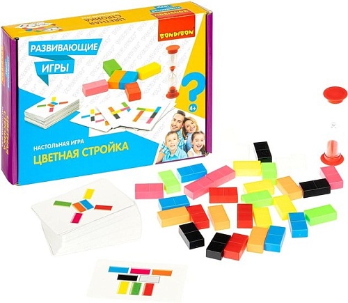 Развивающая игра Bondibon Цветная стройка ВВ4516