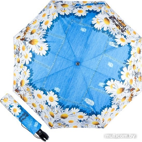 Зонт Moschino 7026-OCA Denim Daisies Multi