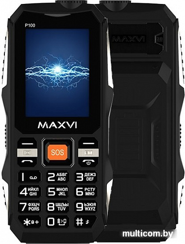 Мобильный телефон Maxvi P100 (черный)