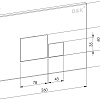 Панель смыва D&amp;K Quadro DB1519016 (белый)
