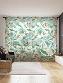Комплект штор JoyArty Кокосовые пальмы 1.45x2.65 м tul_50075_145x265 (2 шт)