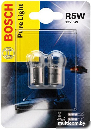 Галогенная лампа Bosch R5W Pure Light 2шт