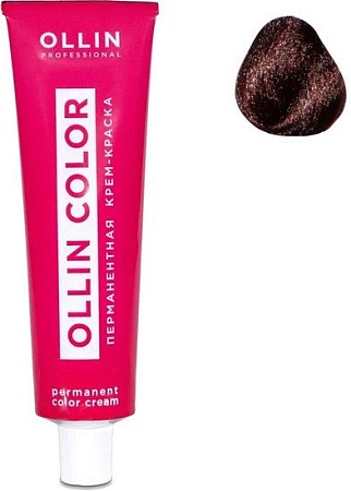 Крем-краска Ollin Professional Color перманентная 4/5 шатен махагоновый 60 мл