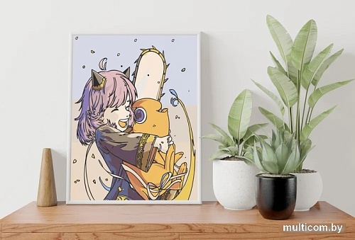 Картина по номерам PaintLine Аня и Почита 2037367255635