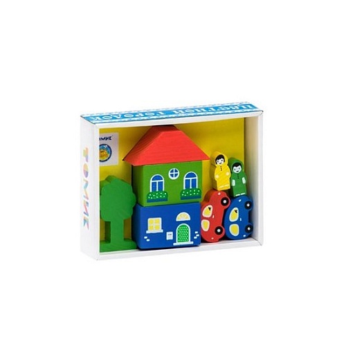 Конструктор/игрушка-конструктор Томик Желтый 8688-1