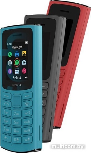 Мобильный телефон Nokia 105 4G Dual SIM (черный)