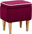 Пуфик Mio Tesoro Амма с ящиком для хранения (винный №63)