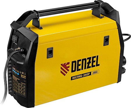 Сварочный инвертор Denzel MultiMIG-200DP Synergy Double Pulse