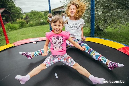 Батут Sundays Acrobat-D312 (зеленый, с сеткой)