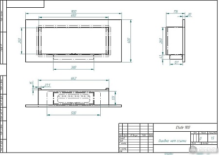 Биокамин ZeFire Etude 900 (Estetic Flame)