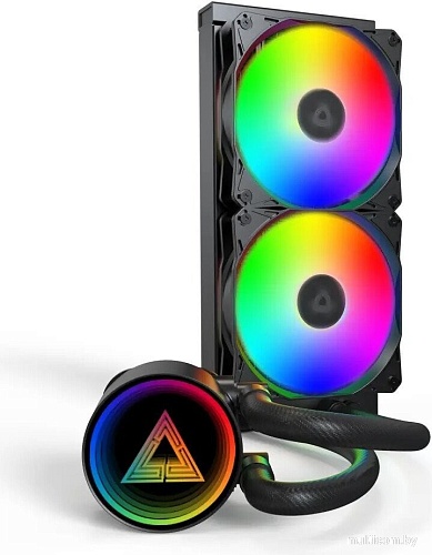 Система жидкостного охлаждения для процессора Montech LightFlow ARGB 240 (черный)