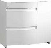 Belux Тумба под умывальник Токио Н 80-02 (1, белый глянцевый)