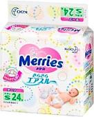 Трусики-подгузники Merries S (24 шт)