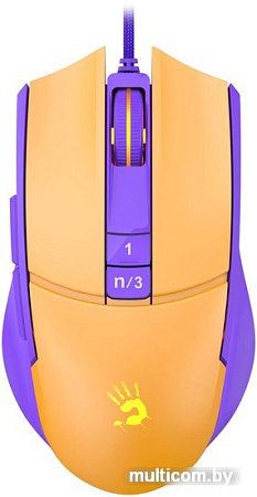 Игровая мышь A4Tech Bloody L65 Max (желтый/фиолетовый)