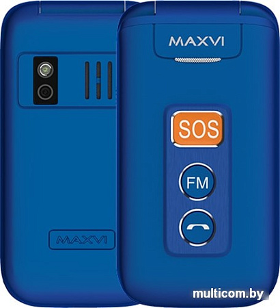 Мобильный телефон Maxvi E5 (синий)