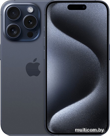 Смартфон Apple iPhone 15 Pro 256GB (синий титан)