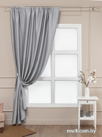 Штора Ника Зварико блэкаут 888250-03 2x2.5 м (светло-серый)