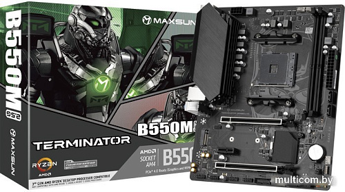 Материнская плата Maxsun Terminator B550M 2.5G