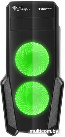 Корпус Genesis Titan 800 (зеленая подсветка)
