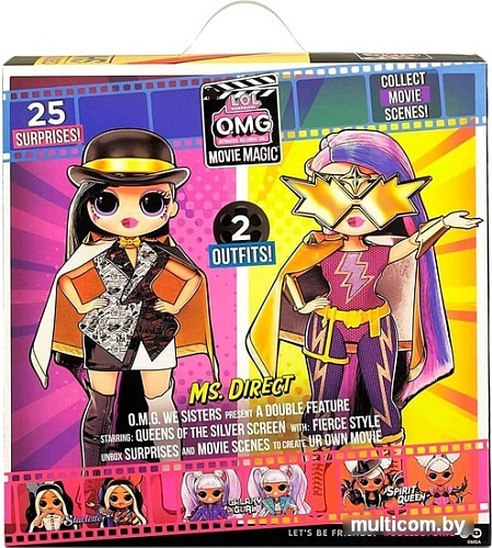 Кукла-сюрприз L.O.L. Surprise! OMG Movie Magic Doll Ms.Direct 577904EUC