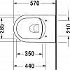 Унитаз Duravit ME by Starck 45290900A1