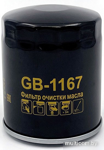 Масляный фильтр BIG Filter Spin-on GB-1167