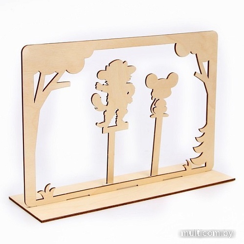 Развивающая игра Лесная мастерская Теневой театр по мотивам сказки Ш. Перро "Кот в сапогах" 5329718