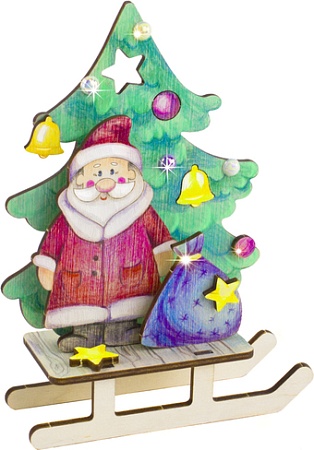 3Д-пазл Woody Дед Мороз с подарком 02871