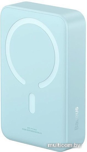 Внешний аккумулятор Baseus Magnetic Mini Wireless Fast Charge Power Bank 20W 20000mAh (голубой)