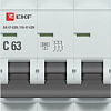 Выключатель автоматический EKF PROxima ВА 47-63N 3P 63А (C) 6кА M636363C