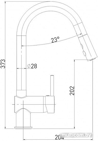 Смеситель Gross Aqua Extra 3140609C