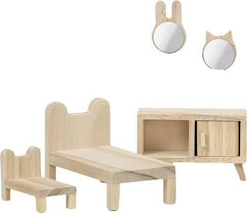 Мебель для кукольного домика Lundby Спальня Сделай сам 60906200