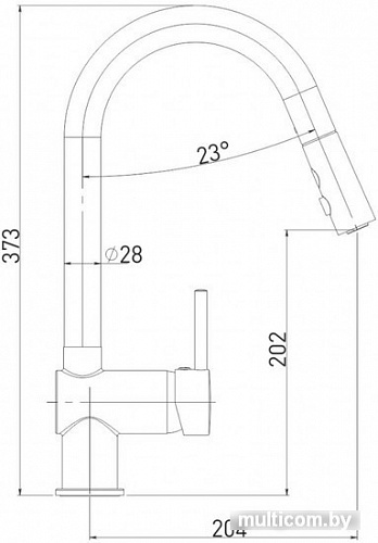 Смеситель Gross Aqua Extra 3140609C