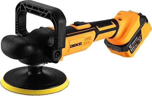 Полировальная машина Deko KDCP20 Max 081-1026 (с 1-им АКБ)
